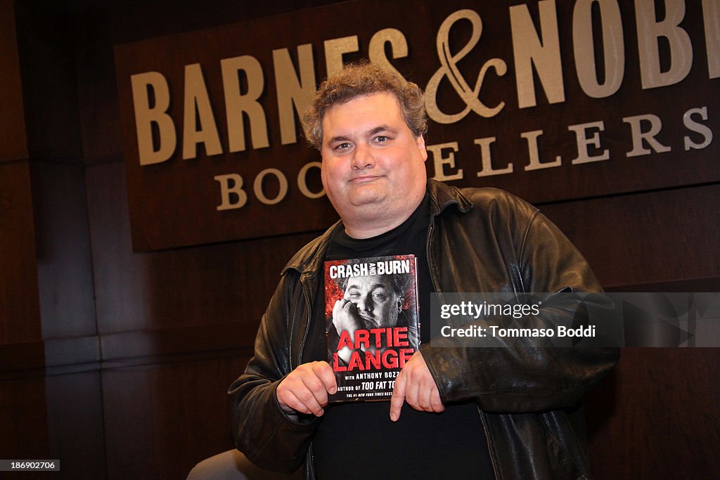 Artie Lang Signs Copies Of His New Book "Crash And Burn"