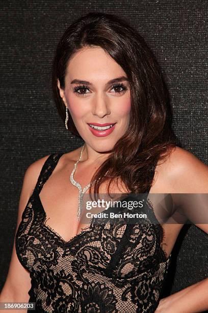 Actress Christina DeRosa attends the "Black Russian" Filmmakers VIP Reception and special screening at Arena Cinema Hollywood on November 4, 2013 in...