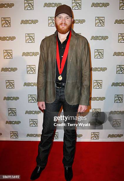 Musician Eric Paslay attends the 51st annual ASCAP Country Music awards at Music City Center on November 4, 2013 in Nashville, Tennessee.