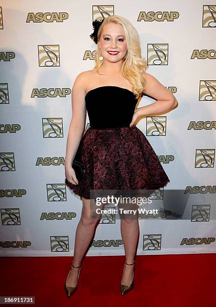 Musician RaeLynn attends the 51st annual ASCAP Country Music awards at Music City Center on November 4, 2013 in Nashville, Tennessee.