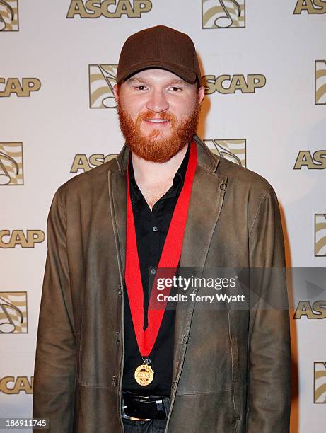 Musician Eric Paslay attends the 51st annual ASCAP Country Music awards at Music City Center on November 4, 2013 in Nashville, Tennessee.