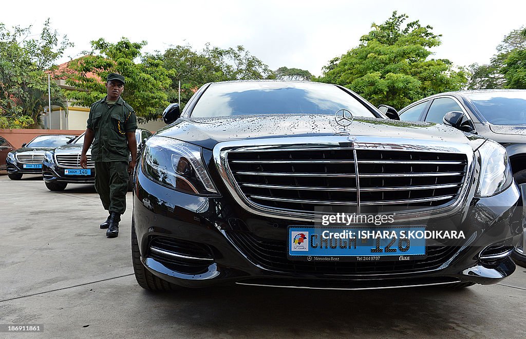 SRI LANKA-POLITICS-CHOGM-CAR