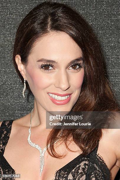 Actress Christina DeRosa attends the first screening and VIP Reception of the "Black Russian" at Arena Cinema Hollywood on November 4, 2013 in...