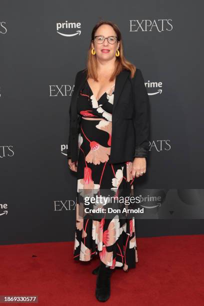 Sasha Horler attends a special screening of "Expats" at Palace Verona on December 20, 2023 in Sydney, New South Wales.