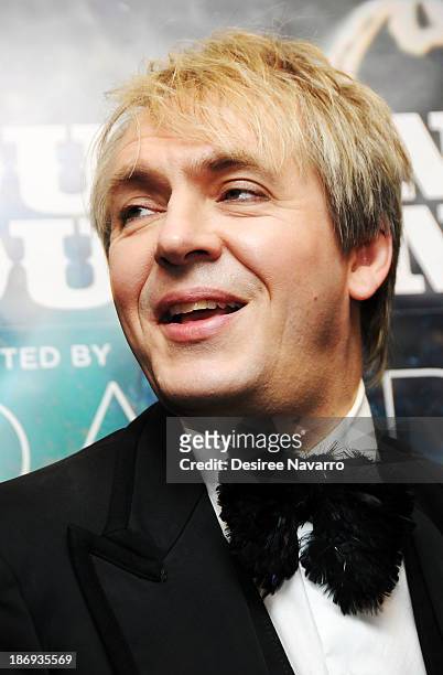 Nick Rhodes of Duran Duran attends the "Duran Duran: Unstaged" premiere during the 6th Annual MoMA Contenders Series at Museum of Modern Art on...