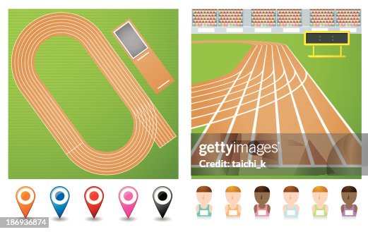 Track High-Res Vector Graphic - Getty Images
