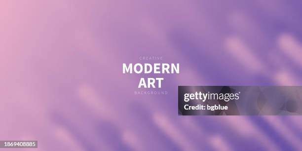 abstract blurred design with geometric shapes - trendy purple gradient - lavender stock illustrations
