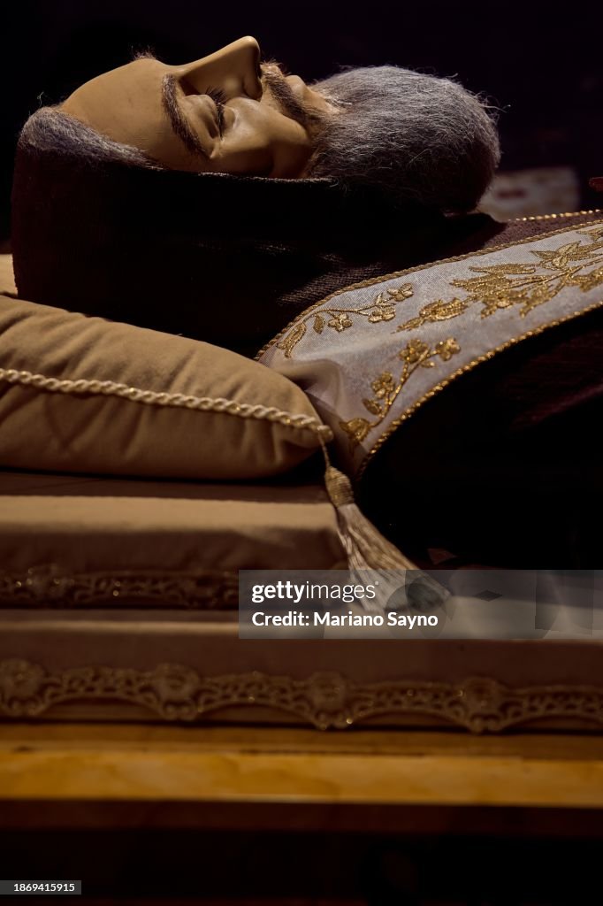 A replica of Padre Pio tomb in Padre Pio Chapel Quezon City.