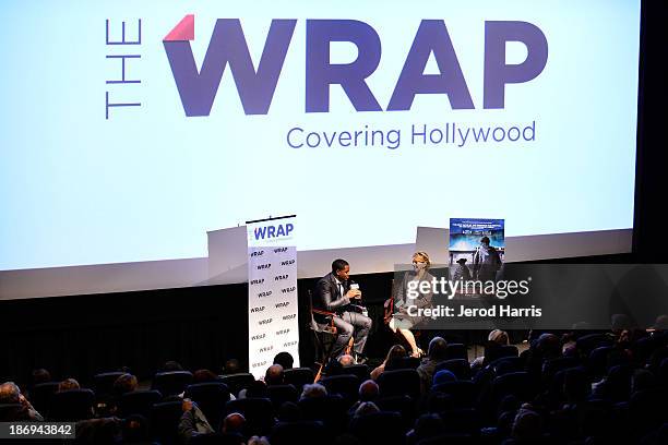 Director Ryan Coogler and TheWrap's Sharon Waxman participates in TheWrap's Awards and Foreign Screening Series - 'Fruitvale Station' at the Landmark...