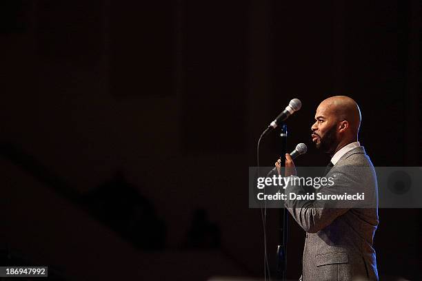 Gospel artist JJ Hairston performs at The First Cathedral during a live recording of JJ Hairston & Youthful Praise's seventh album "I See Victory" on...