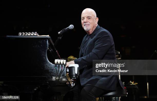 Billy Joel performs at Madison Square Garden on December 19, 2023 in New York City.