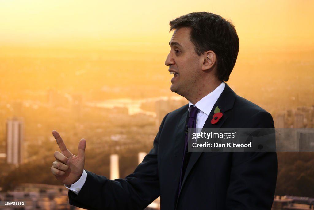 Ed Miliband's Speech On The Cost Of Living at Battersea Power Station