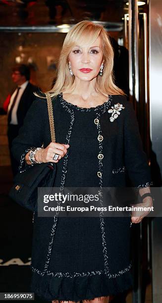 Carmen Lomana attend XV anniversary of 'La Razon' newspaper on November 4, 2013 in Madrid, Spain.