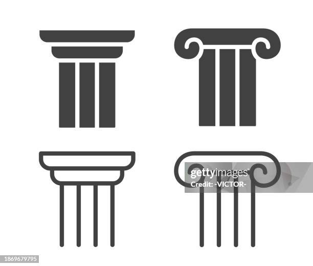 spalte - illustrationssymbole - minister of justice stock-grafiken, -clipart, -cartoons und -symbole