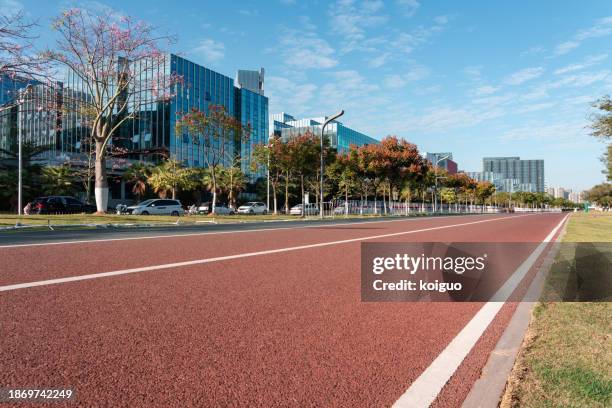 city ​​park footpath - xiamen stock pictures, royalty-free photos & images