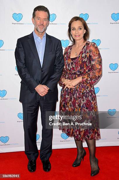 Kristin Scott Thomas attends the UK Premiere of "Finding Family" at Vue West End on November 5, 2013 in London, England.