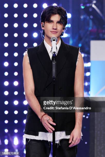 Jacopo Sol attends Sanremo Giovani 2023 at Casinò di Sanremo on December 19, 2023 in Sanremo, Italy.