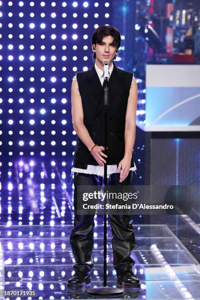 Jacopo Sol attends Sanremo Giovani 2023 at Casinò di Sanremo on December 19, 2023 in Sanremo, Italy.