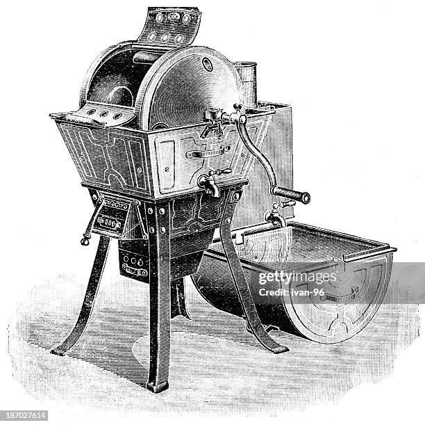 washer - antique washing machine stock illustrations