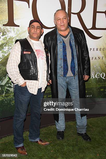 Franck Tiozzo attends the 'Il Etait Une Foret' Paris Premiere at Cinema Gaumont Marignan on November 5, 2013 in Paris, France.