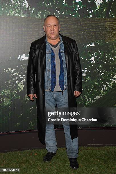 Franck Tiozzo attends the 'Il Etait Une Foret' Paris Premiere at Cinema Gaumont Marignan on November 5, 2013 in Paris, France.