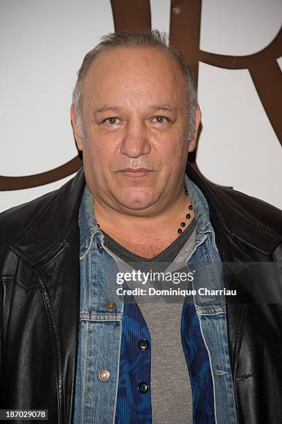 Franck Tiozzo attends the 'Il Etait Une Foret' Paris Premiere at Cinema Gaumont Marignan on November 5, 2013 in Paris, France.