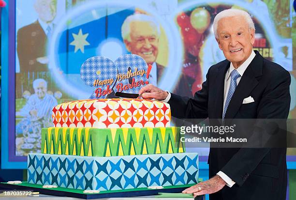 Bob Barker attends CBS' "The Price Is Right" Celebrates Bob Barker's 90th Birthday at CBS Television City on November 5, 2013 in Los Angeles,...