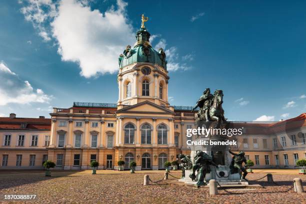 berlin germany schloss charlottenburg palace - charlottenburg palace stock pictures, royalty-free photos & images