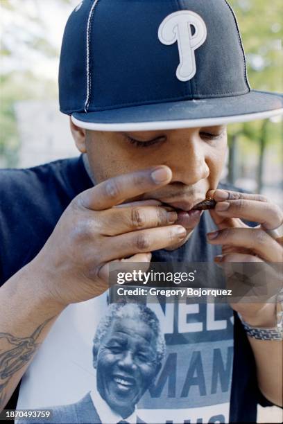 Rapper Styles-P of the hip-hop group, D-Block in May 2005 in Yonkers, New York.
