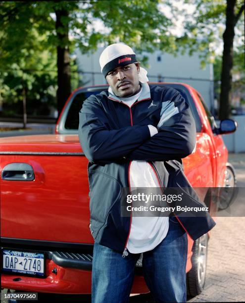 Rapper Sheek Louch of the hip-hop group, D-Block in May 2005 in Yonkers, New York.