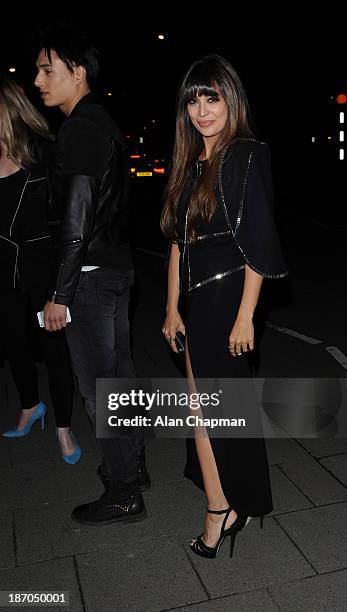 Zara Martin sighting at Annabels Berkeley Square on November 5, 2013 in London, England.