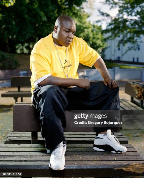 Rapper Jadakiss of the hip-hop group, D-Block in May 2005 in Yonkers, New York.