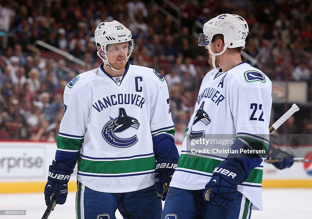 Vancouver Canucks v Phoenix Coyotes