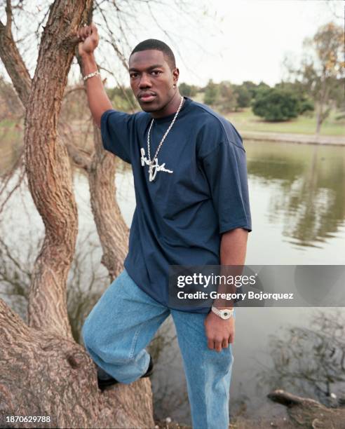 Wide receiver Terrell Owens in March, 2000 in Milpitas, California.