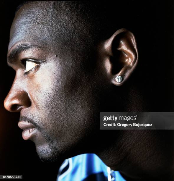Defensive end Jevon Kearse of the Tennessee Titans in 2000 in Nashville, Tennessee.
