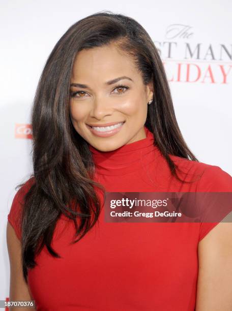 Actress Rochelle Aytes arrives at the Los Angeles premiere of "The Best Man Holiday" at TCL Chinese Theatre on November 5, 2013 in Hollywood,...