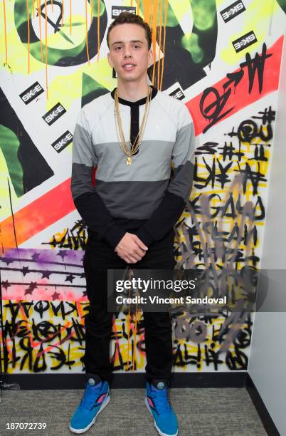 Rapper Logic attends SKEE Live at The Conga Room at L.A. Live on November 5, 2013 in Los Angeles, California.