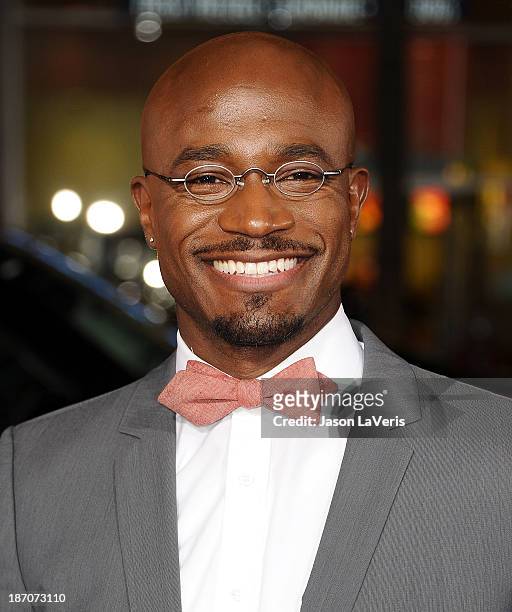 Actor Taye Diggs attends the premiere of "The Best Man Holiday" at TCL Chinese Theatre on November 5, 2013 in Hollywood, California.