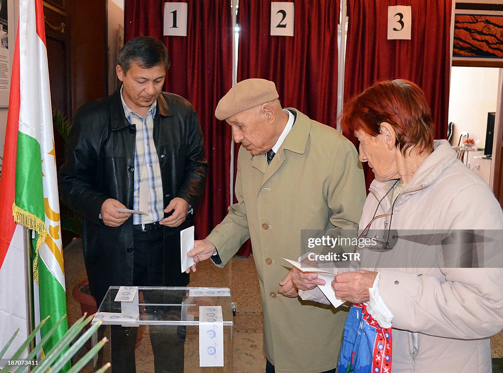 TAJIKISTAN-VOTE