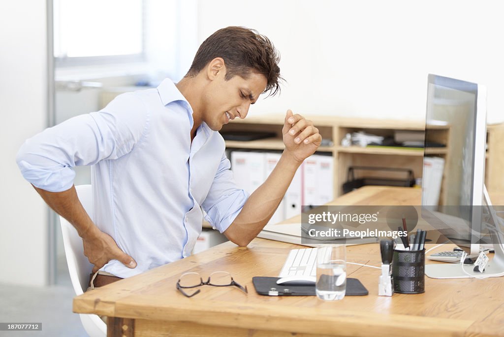 Male Ouch.My glutei