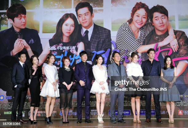Ha Suk-Jin, Son Yeo-Eun, Jang Hee-Jin, Kim Jung-Nan, Song Chang-Eui, Lee Ji-Ah, Song Jung-Hyun, Uhm Ji-Won, Jo Han-Sun and Seo Young-Hee attend the...