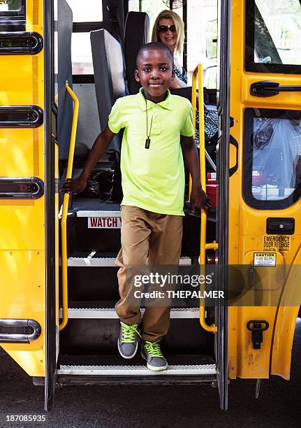 Getting Off Boy Getting Off School Bus Photos and Premium High Res Pictures - Getty ...