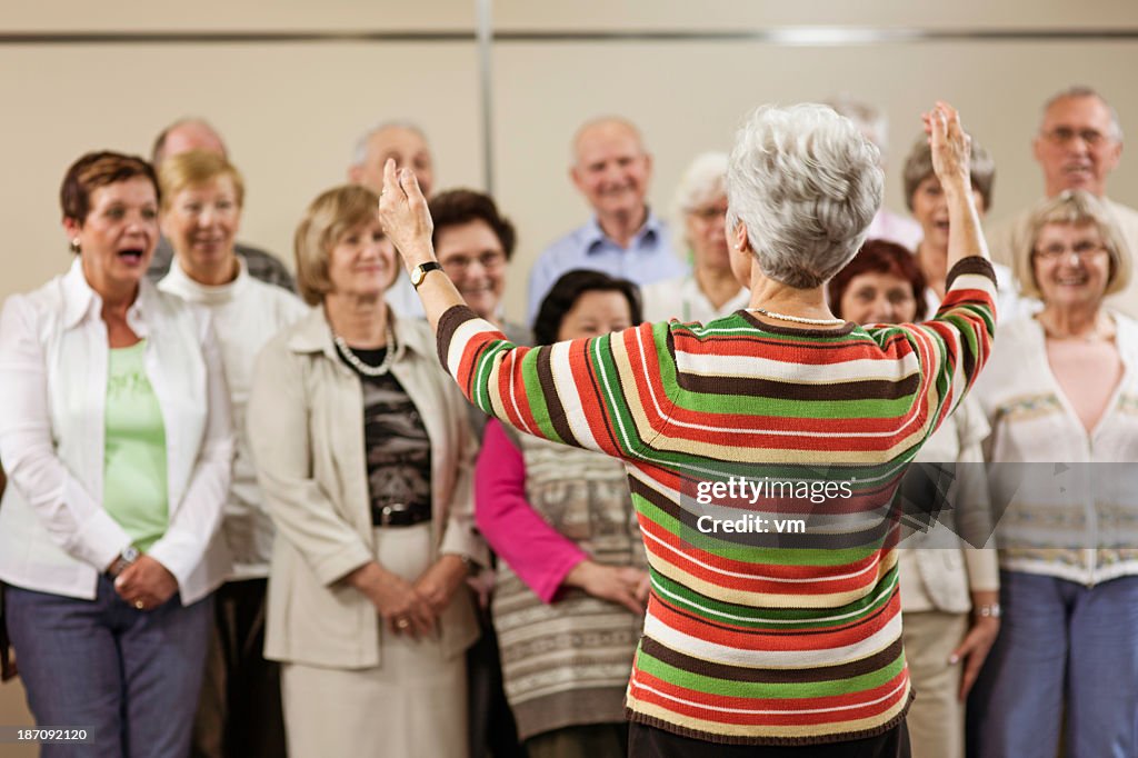 Dirigent und Seniors'Chorsänger