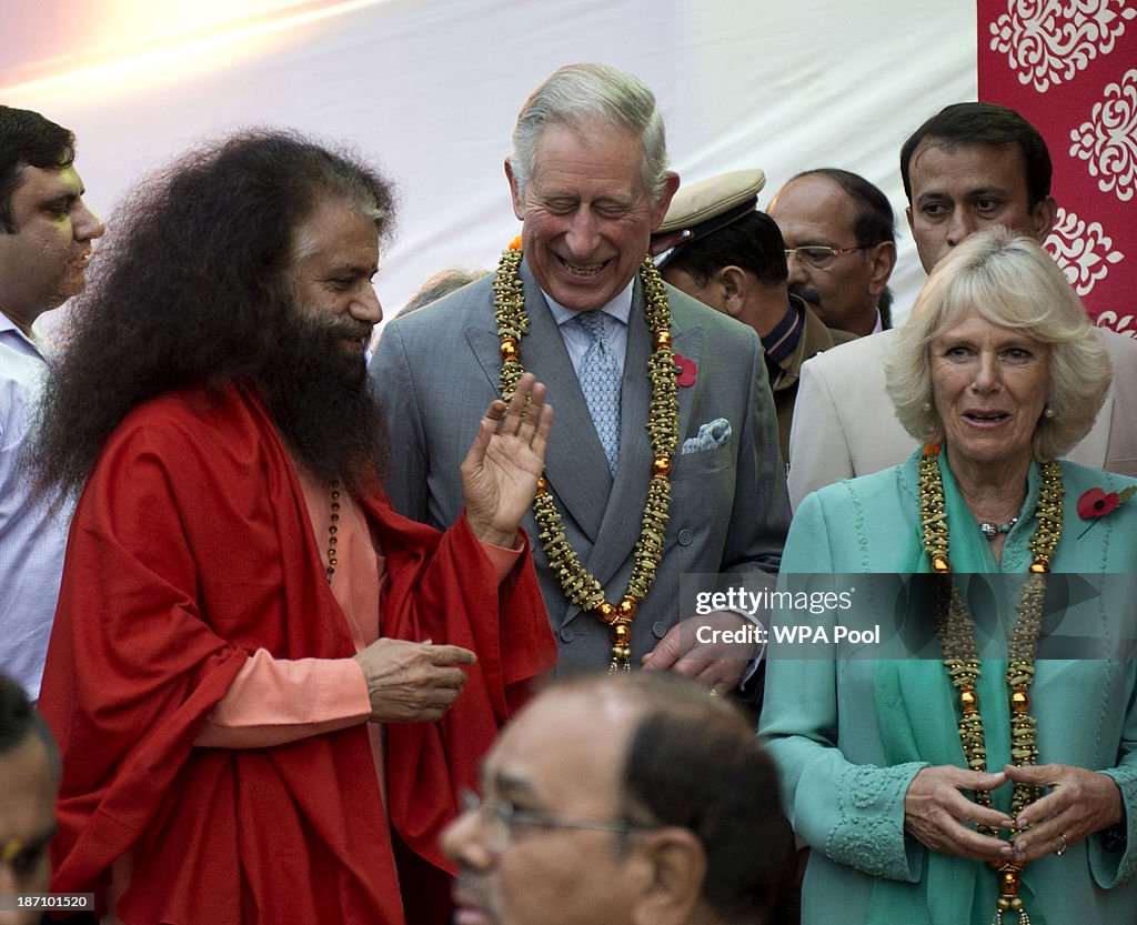 The Prince Of Wales And Duchess Of Cornwall Visit India - Day 1