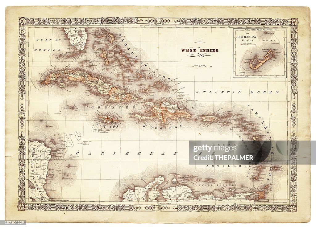 Pessoas Ocidentais mapa 1864