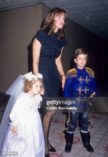 Actress Jaclyn Smith, daughter Spencer Richmond and son Gaston Richmond attend the Inner Circle for Los Angeles Childrens Museum's Fifth Annual...