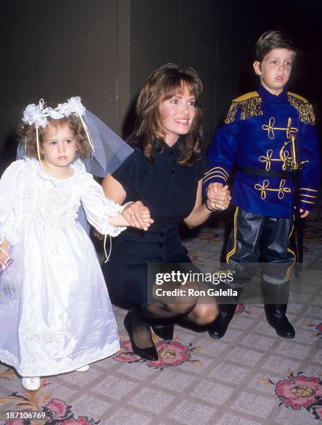 Actress Jaclyn Smith, daughter Spencer Richmond and son Gaston Richmond attend the Inner Circle for Los Angeles Childrens Museum's Fifth Annual...