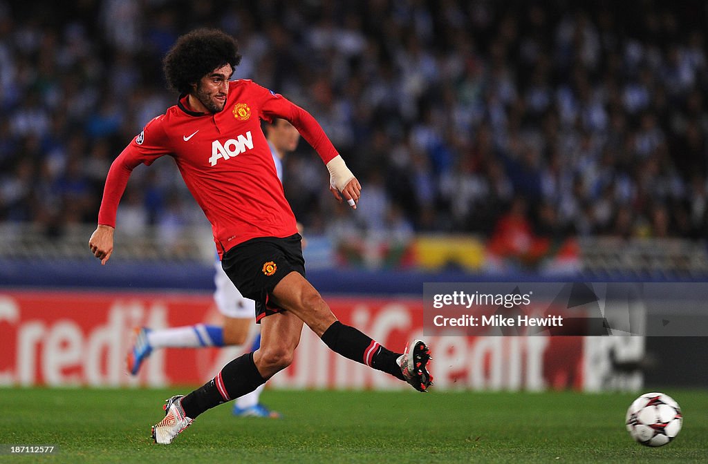 Real Sociedad de Futbol v Manchester United - UEFA Champions League