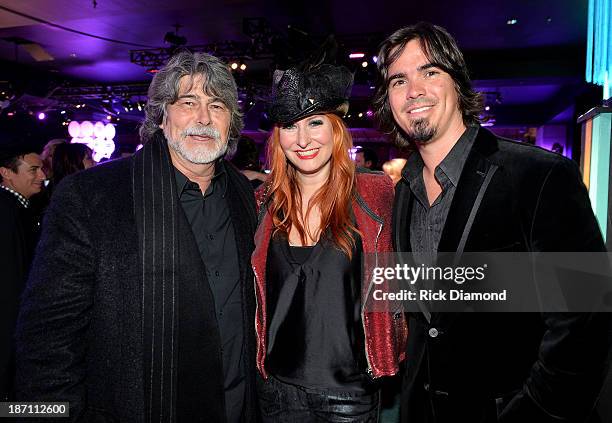 Randy Owens of Alabama, Hilary Williams, and Heath Williams attend the 61st annual BMI Country Awards on November 5, 2013 in Nashville, Tennessee.