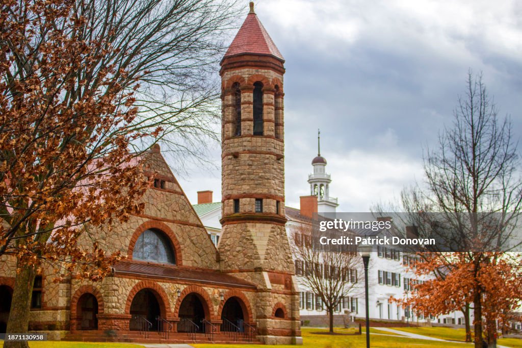 Rollins Chapel and Dartmouth Hall, Dartmouth College, Hanover, NH